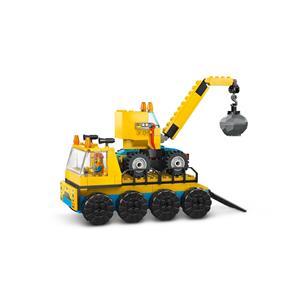 LEGO CITY 60391 CONSTRUCTION TRUCKS AND WRECKING BALL CRANE 6