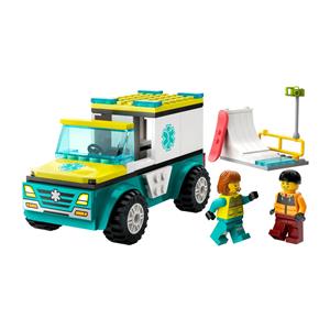 LEGO CITY 60403 EMERGENCY AMBULANCE AND SNOWBOARDER 4