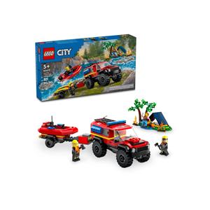 LEGO CITY 60412 4X4 FIRE TRUCK WITH RESCUE BOAT