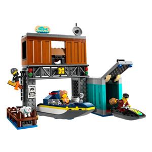 LEGO CITY 60417 Police Speedboat and Crooks' Hideout 4