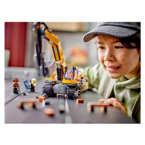 LEGO CITY 60420 Yellow Construction Excavator 4