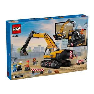 LEGO CITY 60420 Yellow Construction Excavator 7