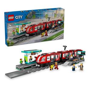 LEGO CITY 60423 Downtown Streetcar and Station