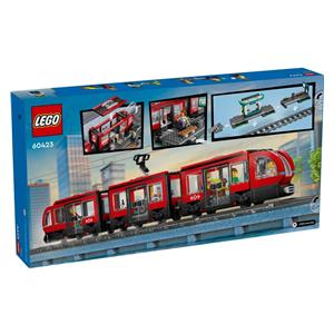 LEGO CITY 60423 Downtown Streetcar and Station 3