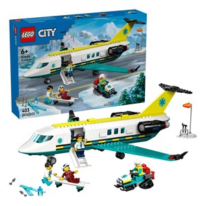 LEGO CITY 60465 Emergency Air Ambulance Airplane