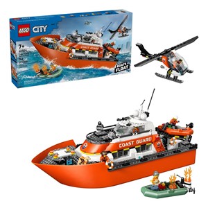LEGO CITY 60504 Coast Guard Rescue Boat and Helicopter
