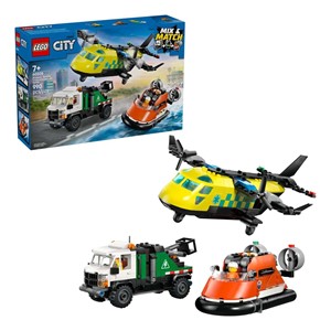 LEGO CITY 60505 Airplane, Service Truck and Hovercraft Rem