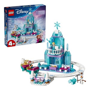 LEGO DISNEY 43281 Elsa's Ice Castle and Snow Ride Adventure