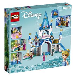 LEGO Disney Princess 43206 Cinderella and Prince Charming Castle 2