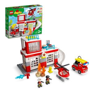 LEGO DUPLO 10970 FIRE STATION AND HELICOPTER