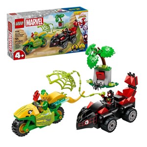 LEGO MARVEL 11198 Spin and Electro Dinosaur Vehicle Chase