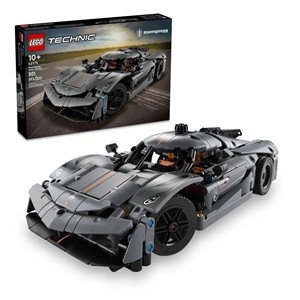 LEGO TECHNIC 42173 Koenigsegg Jesko Absolute Grey Hypercar