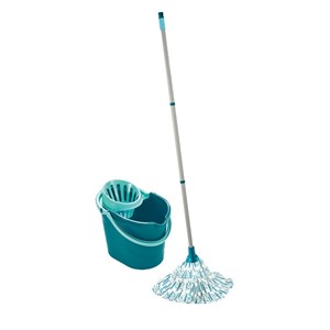Leifheit 56792 mop Metal, Plastic, Viscose Turquoise, White