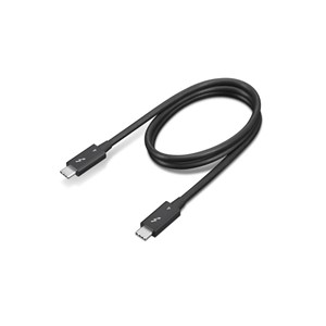 Lenovo 4X91K16968 Thunderbolt cable 0.7 m 40 Gbit /s Black