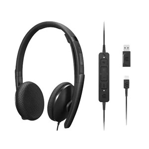 Lenovo 4XD1M45626 headphones /headset Wired Head-band USB Type-C Black