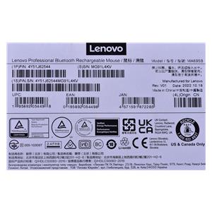 Lenovo 4Y51J62544 mouse Right-hand Bluetooth Optical 2400 DPI 5