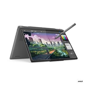 Lenovo Yoga 7 2-in-1 AMD Ryzen™ 7 8840HS Hybrid (2-in-1) 35.6 cm (14") Touchscreen WUXGA 16 GB LPDDR5x-SDRAM 512 GB SSD Wi-Fi 6E (802.11ax) Windows 11 Home Grey 16