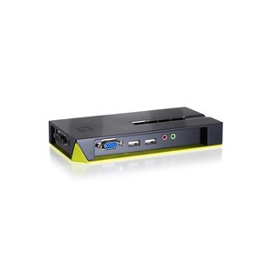 LevelOne 4-Port USB VGA KVM Switch, audio support