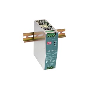 LevelOne 48V DC Industrial Power Supply, 120W, DIN-Rail, PoE Ready