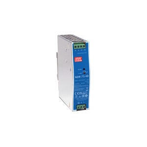 LevelOne 48V DC Industrial Power Supply, 75W, DIN-Rail,-20 ~ +70 ℃
