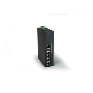 LevelOne 5-Port Fast Ethernet Industrial Switch, -40°C to 75°C