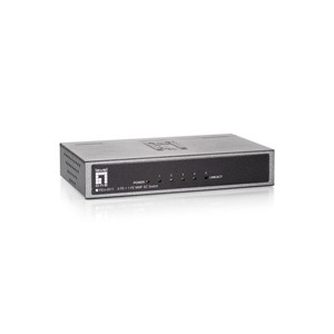 LevelOne 5-Port Fast Ethernet Switch, 1 x SC Multi-Mode Fiber