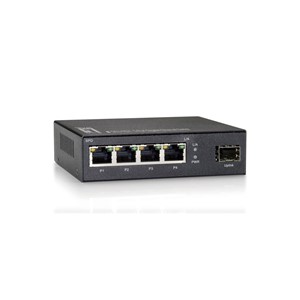 LevelOne 5-Port Gigabit Switch, 1 x SFP