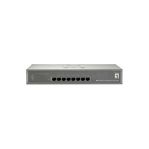 LevelOne 8-Port Gigabit PoE Switch, 802.3at /af PoE, 240W