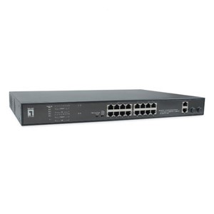 LevelOne FGP-2031 network switch Unmanaged Fast Ethernet (10 /100) Power over Ethernet (PoE) 1U Black