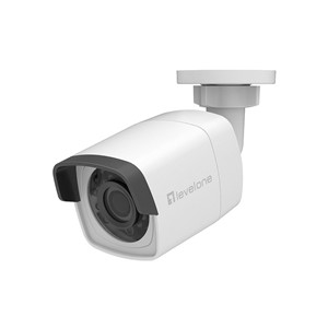 LevelOne GEMINI Fixed IP Network Camera, 4-Megapixel, IR LEDs, 802.3af PoE, Indoor /Outdoor