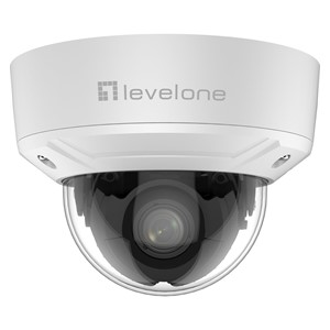 LevelOne GEMINI Zoom IP Camera, 2-MP, 4x Zoom, H.265,INDOOR /OUTDOOR