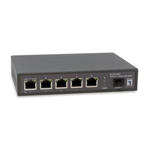 LevelOne GEP-0625 network switch Unmanaged 2.5G Ethernet (100 /1000 /2500) Power over Ethernet (PoE) Black