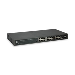 LevelOne GEP-2652 network switch Managed L2 Gigabit Ethernet (10 /100 /1000) Power over Ethernet (PoE) Grey
