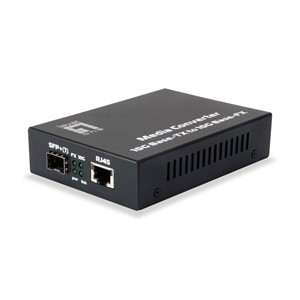 LevelOne GVT-0500 network media converter 10000 Mbit /s Black