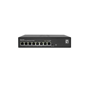LevelOne Hilbert 10” 8-Port Gigabit Smart Lite Switch, 8 x Gigabit RJ45 (10 /100 /1000)