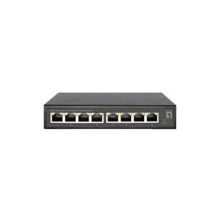 LevelOne Hilbert 8-Port Gigabit PoE Smart Lite Switch, 802.3at /af PoE, 8 PoE Outputs, 112.8W PoE Power Budget