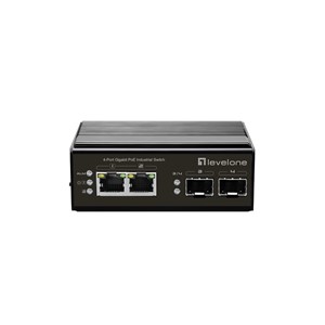 LevelOne IGP-0432 network switch Unmanaged Gigabit Ethernet (10 /100 /1000) Power over Ethernet (PoE) Black