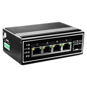 LevelOne IGP-0502 network switch Unmanaged Gigabit Ethernet (10 /100 /1000) Power over Ethernet (PoE) Black