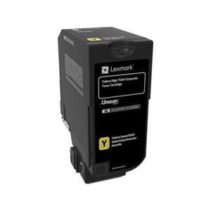 Lexmark - Hojtydende - gul - original