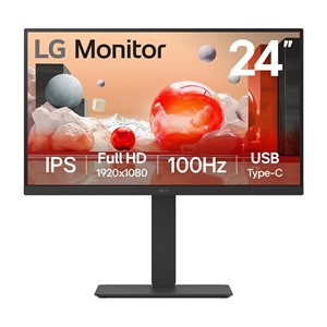 LG 24BA650 LED display 60.5 cm (23.8) 1920 x 1080 pixels Full HD Black