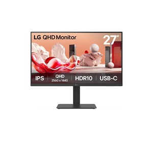 LG 27BA65QB-B.AEU computer monitor 68.6 cm (27) 2560 x 1440 pixels Wide Quad HD LED Black