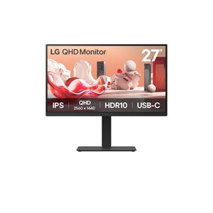 LG 27BA75QB-B.AEU computer monitor 68.6 cm (27) 2560 x 1440 pixels Wide Quad HD LED Black