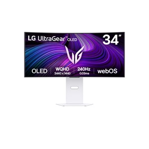 LG 34GX90SA-W computer monitor 86.4 cm (34) 3440 x 1440 pixels Wide Quad HD OLED White