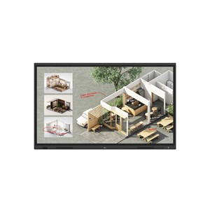 LG CreateBoard Standard interactive whiteboard 165.1 cm (65) 3840 x 2160 pixels Touchscreen Black