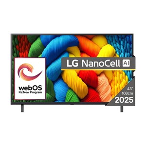 LG NanoCell 43NANO80A3B TV 109.2 cm (43) 4K Ultra HD Smart TV Wi-Fi Black + Poklon gratis zidni nosač za televizor