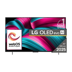 LG OLED evo AI OLED42C51LA TV 106.7 cm (42) 4K Ultra HD Smart TV Wi-Fi Black + Poklon gratis zidni nosač za televizor