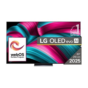 LG OLED evo AI OLED83C51LA TV 2.11 m (83) 4K Ultra HD Smart TV Wi-Fi Black