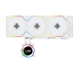 Lian Li GA II Hydroshift II LCD-C 360TL Processor All-in-one liquid cooler 12 cm White 1 pc(s)