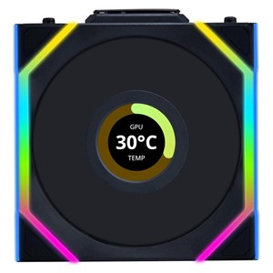 Lian Li UNI FAN SL Wireless LCD 120 Computer case 12 cm Black 1 pc(s)