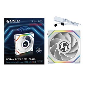 Lian Li UNI FAN SL Wireless LCD 120 Reverse Blade Computer case 12 cm White 1 pc(s)